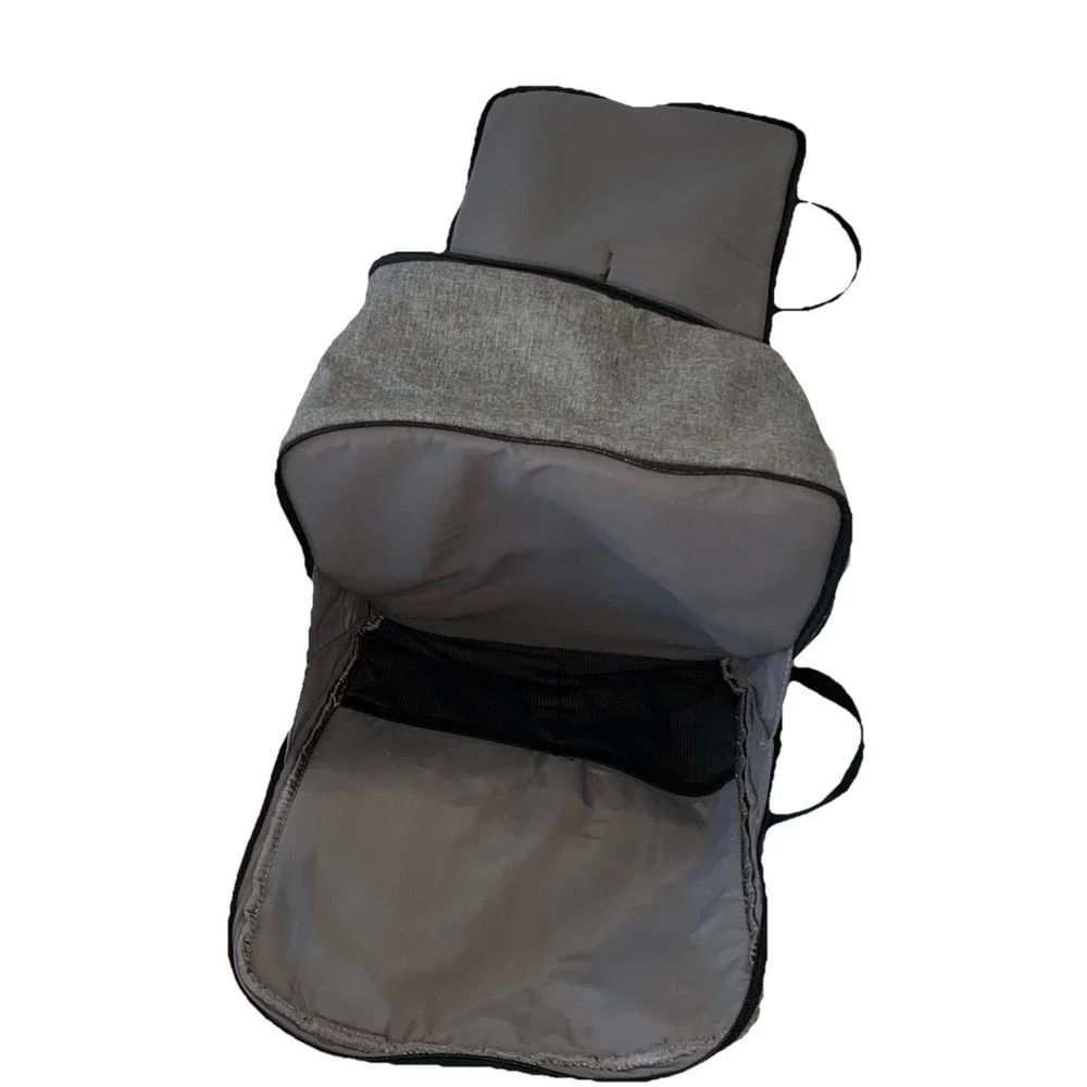 Baby Bag Petunia Pickle Bottom Diaper Mom Dad Backpack Gray Black Minimal